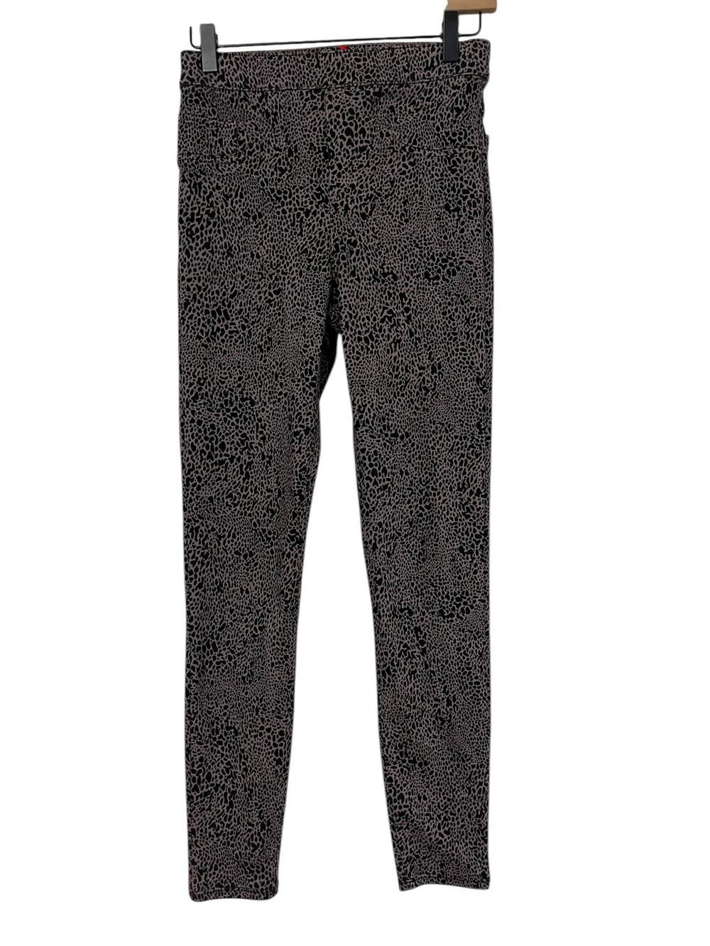 Spanx Womens Brown Black Desert Dot Jean-ish Jeggings Ankle Size Small 20018R